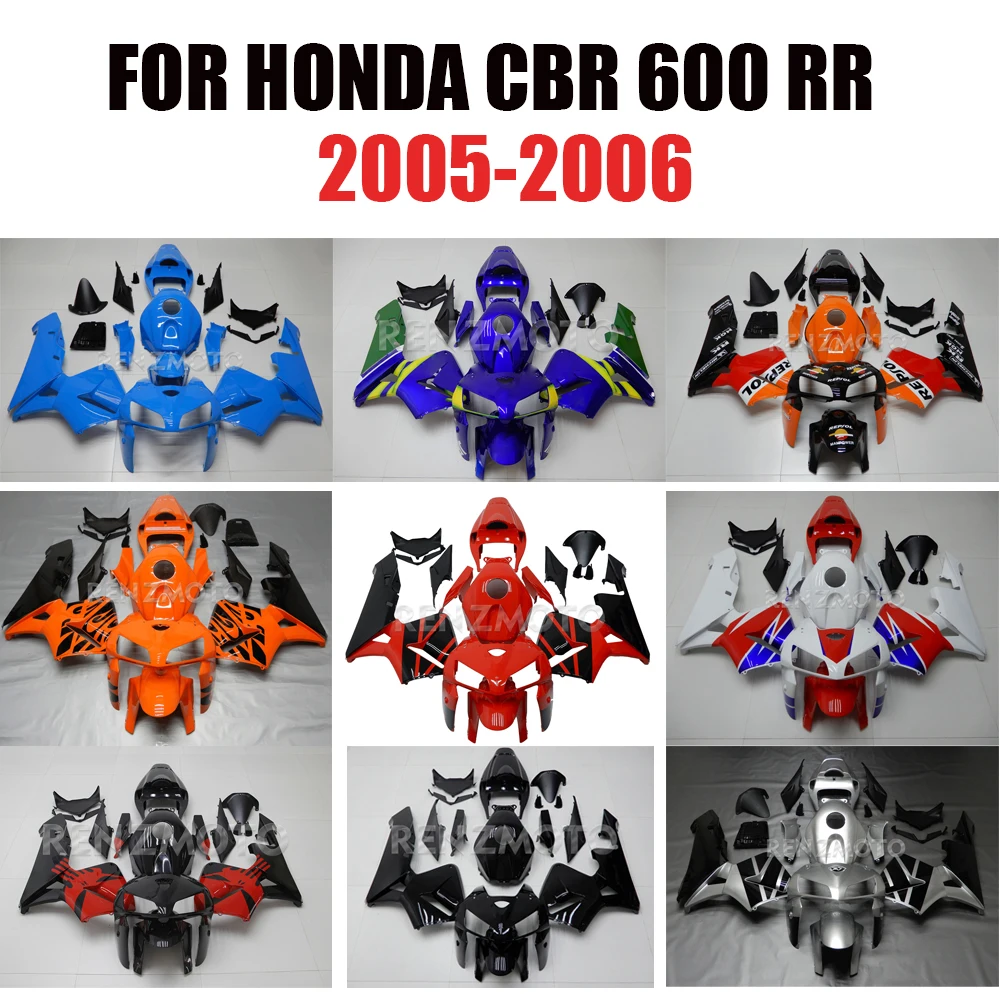 Per HONDA CBR600RR CBR 600RR CBR 600 RR F5 2005 2006 Moto Full Body Fit Carenatura Per Honda CBR600rr 2005 2006 Carenatura completa