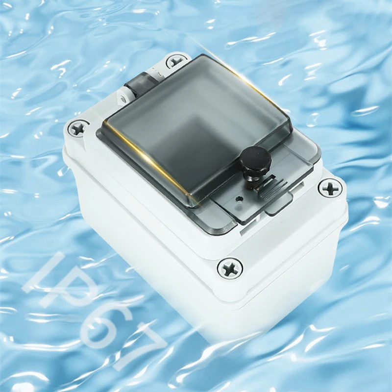 IP67 Waterproof Distribution Box With Visible Protective Window PC Cover For Circuit Breakers Switches Anti-touch Junction Box