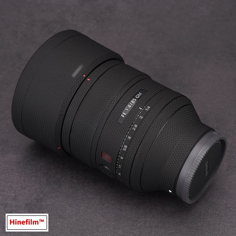 Hinefilm pele para sony fe 85mm f1.4gm gen 1 lente decalque pele fe85 f1.4 lente adesivo sel85f14gm envoltório 85gm pele 85 1.4 envoltório 85 f1.4