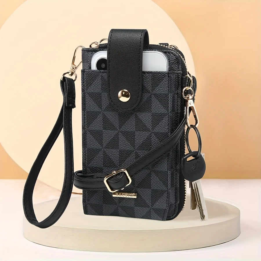 

RAGSTO Women's Small Cross-body Mobile Phone Bag Wallet, Mini Shoulder Handbag with Multiple Credit Card Slots, Ladies' Perfect Valentine's Day Gift