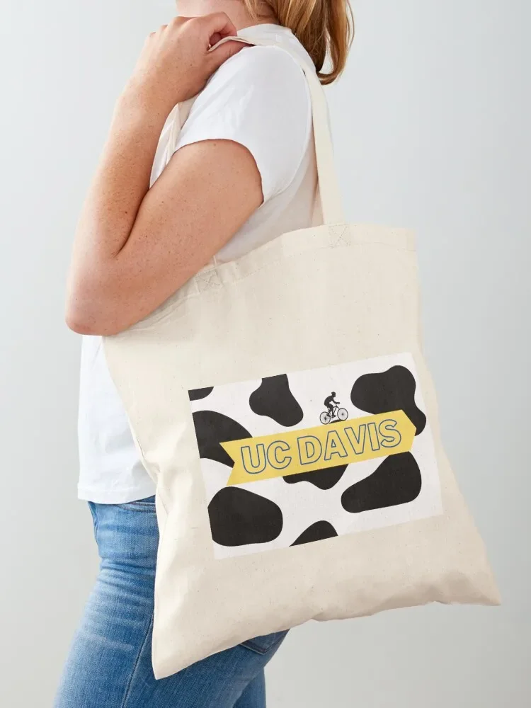 

UC Davis Decoration Tote Bag canvas shopping bag Fabric bag shopper women canvas Canvas for women