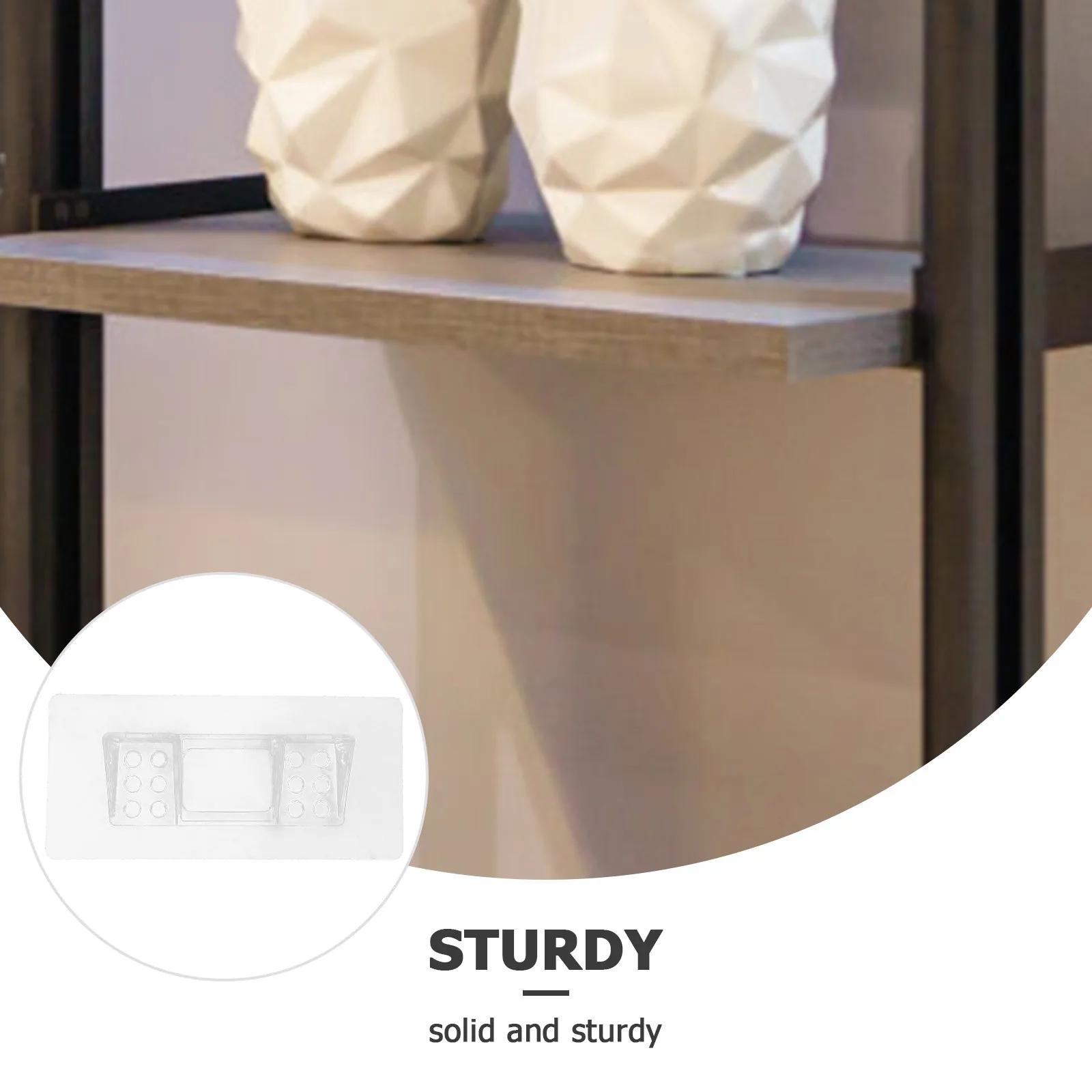 

10Pcs Shelf Peg Solid Heavy Duty Extra Large No Punching Shelf Holder Pins for Kitchen Cabinet Bathroom Shelves