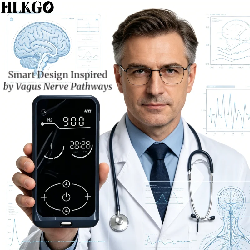 Vagus Nerve Stimulator for OCD Intrusive Thoughts Relief Sleep Support Stress Management HRV Training Mindfulness Aid