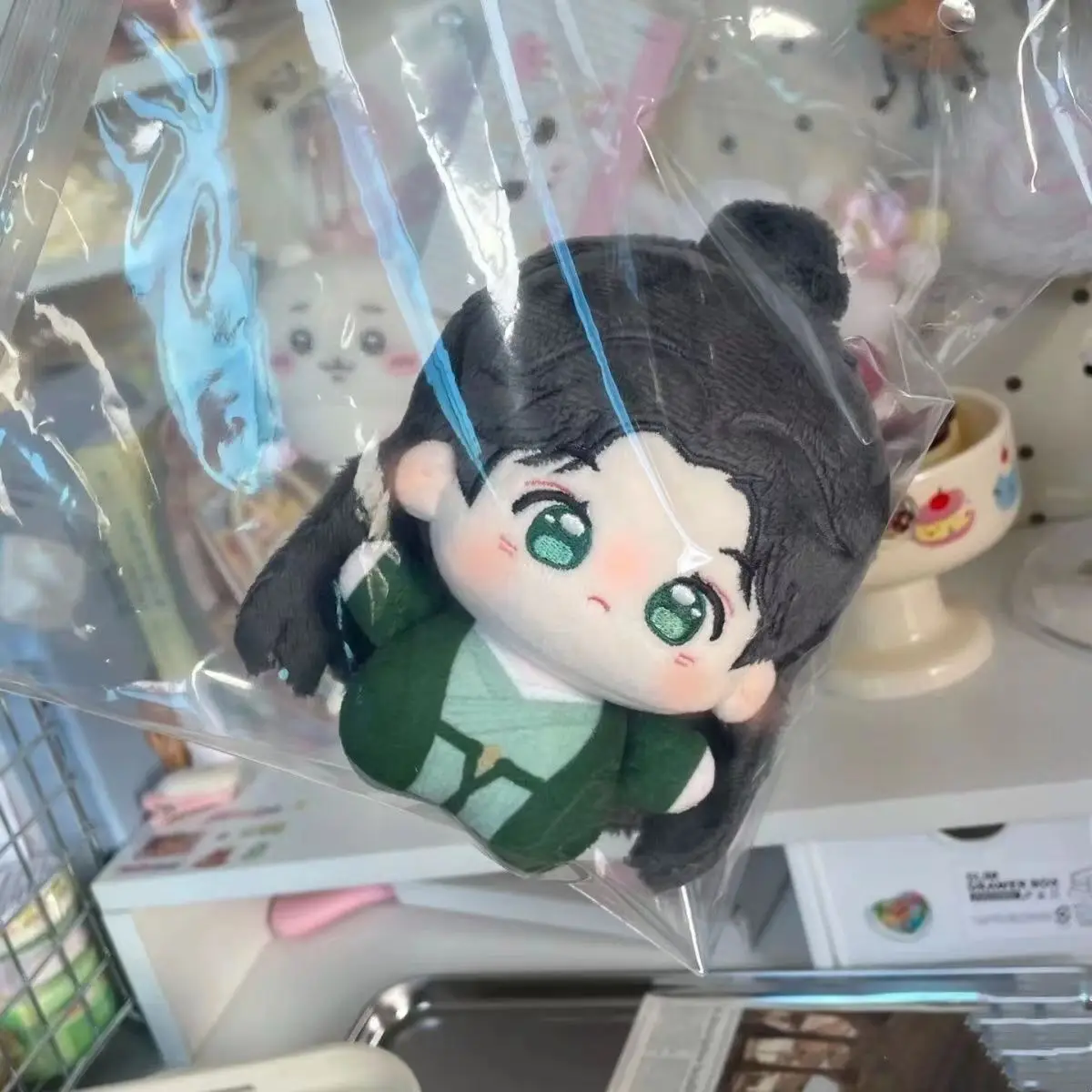 Peluche Li Lianhua Cheng Yi Kawaii en coton, 10cm, pendentif de sac à dos créatif ou cadeau d'anniversaire pour enfants et adultes