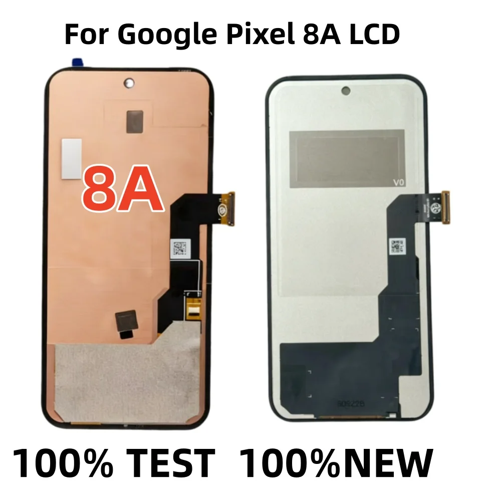 oled-tft-グーグルピクセル-8a-液晶-g8hhn-g576d-ディスプレイタッチスクリーンデジタイザ交換サポート指紋なしフレームなし