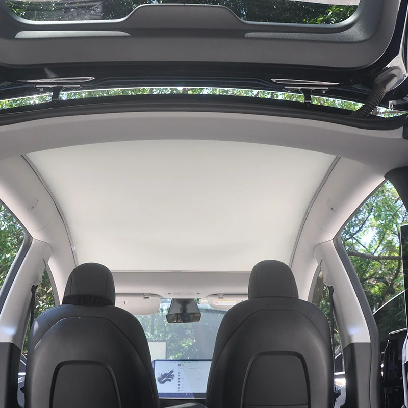 New Model Suitable for Tesla Model Sunroof Sunshade Split Type Car Interior Ceiling Sunroof Sunshade Car Cooling Sunshade
