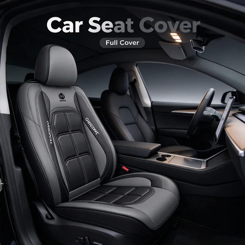 New Fully Enclosed Car Seat Cushion with Breathable and Sweat Absorbing All Season Universal Seat Cover