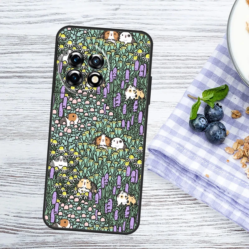 حافظة خنزير غينيا لهاتف OnePlus Nord 5 CE 3 4 Lite N20 N30 OnePlus 13 9 10 11 12 13T 13R 12R 10T 10R