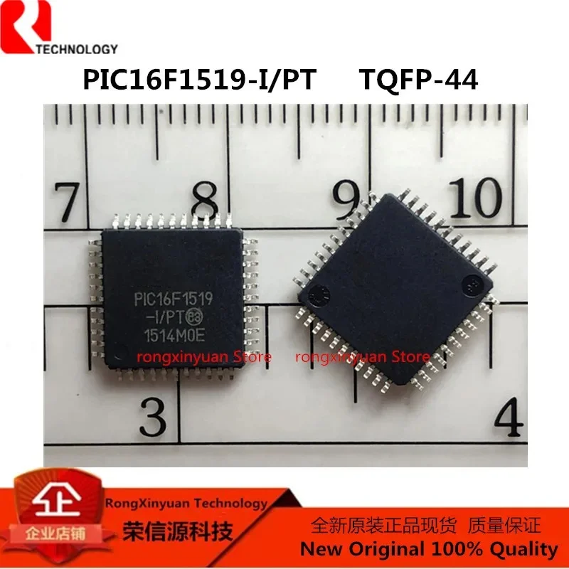 

5 PCS PIC16F1519-I/PT PIC16F1519-I PIC16F1519 TQFP44 MCU 8-bit PIC16 PIC RISC 28KB Flash 3.3V/5V Automotive 100% New original