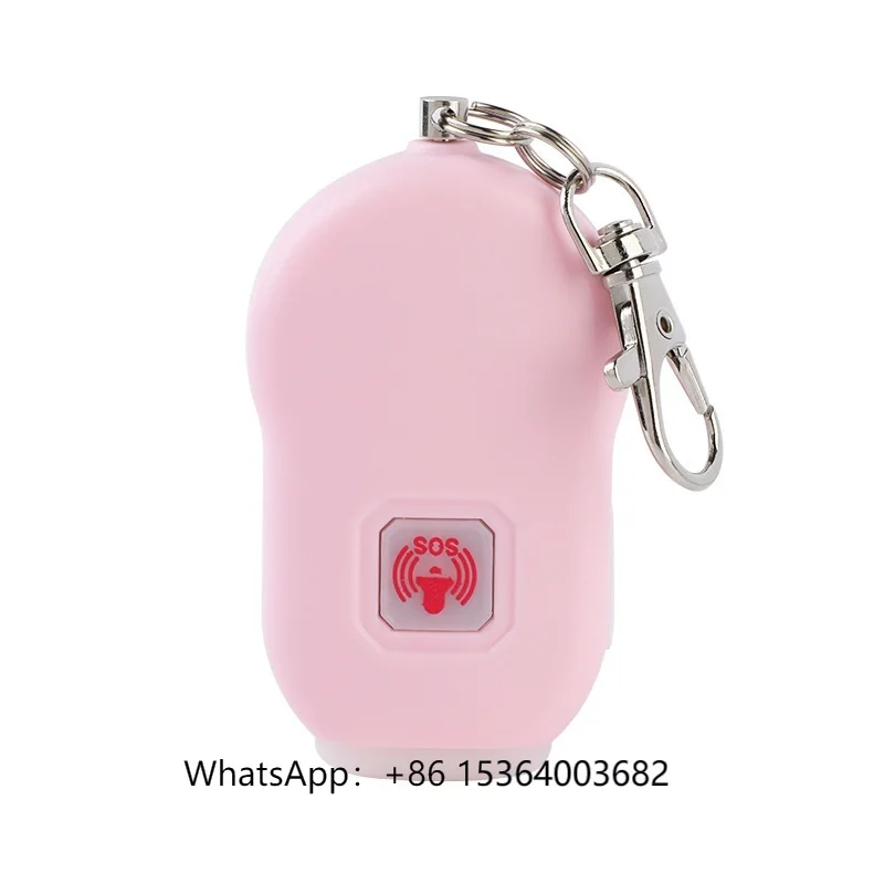 

2024 135db Self Defense Emergency Sos Safety Personal Rechargeable Alarm Keychain Protect Kids for Women with Led Light