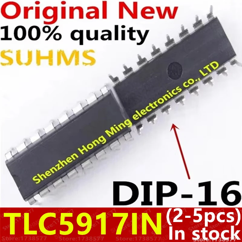 (2-5piece)100% New TLC5917IN TLC5917 DIP-16