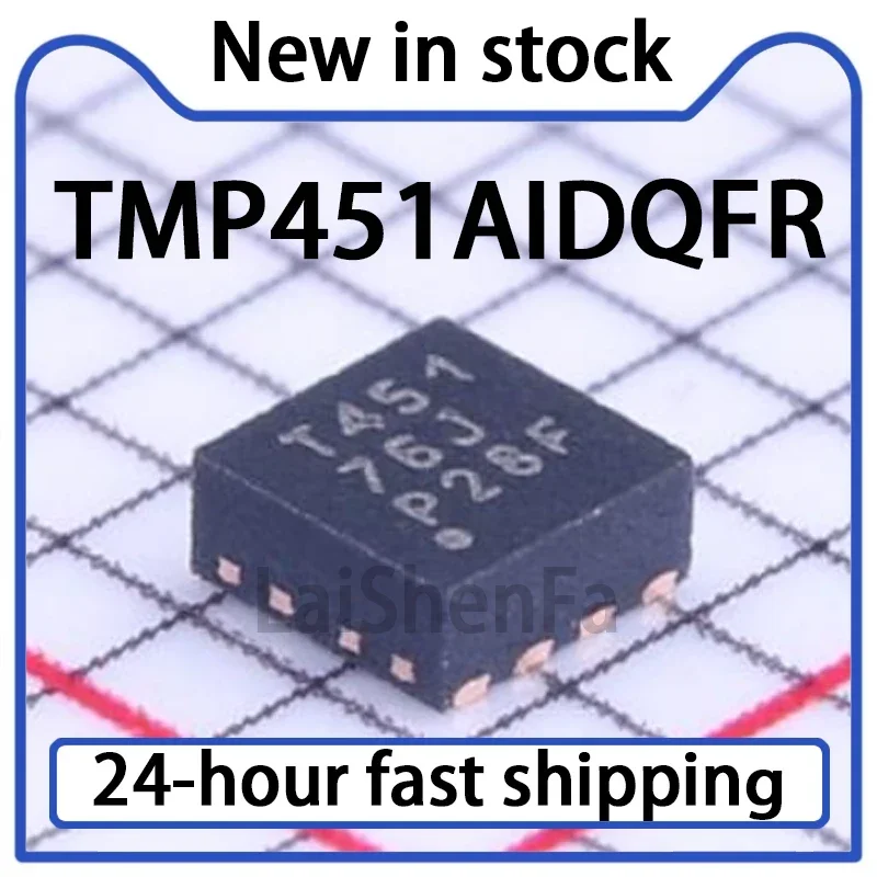 10PCS TMP451AIDQFR SMT WSON-8 Temperature Sensor Chip IC in Stock