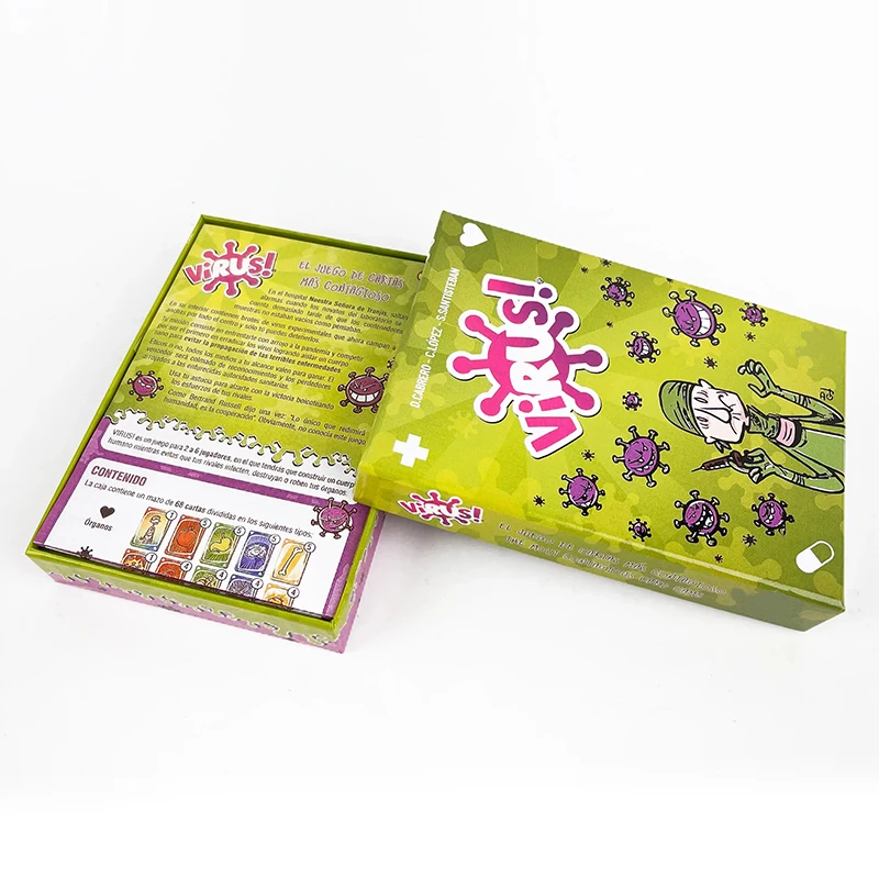 لعبة لوحة الهالوين فيروس 1 2 3: لعبة ممتعة مثالية للحفلات العائلية باللغة الإسبانية والإنجليزية