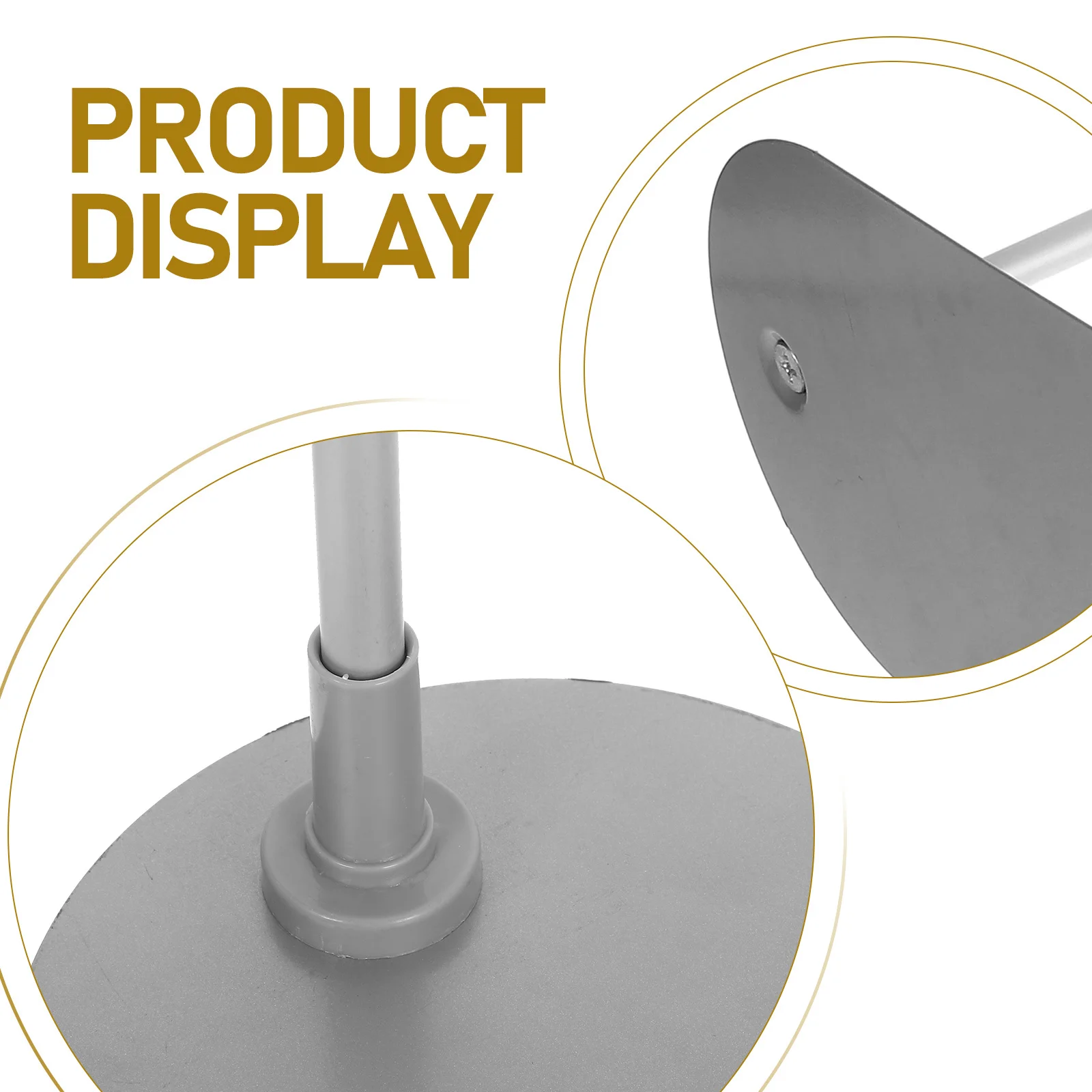 Price Display Stand Adjustable Merchandise Sign Holder For Supermarket Warehouse Label Menu Advertising Stable Base Poster