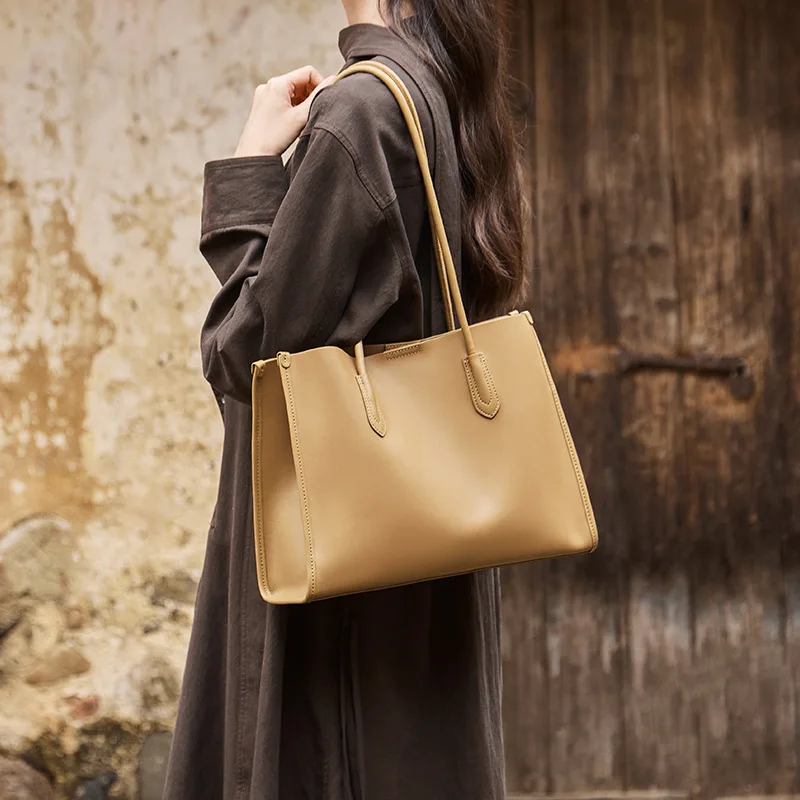 

genuine leather bags for women designer luxury high quality New the Tote Large Capacity Premium Shoulder popular fashion handbag