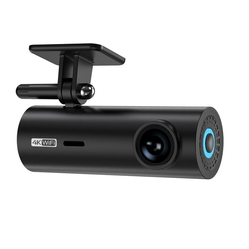 4K Car Driving Recorder DVR Recorder APP Control With WIFI Voice 24-Hour Parking Monitoring Function