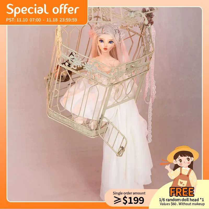 Fantasy Angel Moka 1/4 BJD Doll msd Resin cosmetics dolls fullset ball jointed dollfairyland minifee luts popovy sister