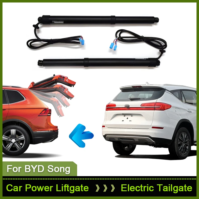 For BYD Song 2019~2024 Car Electric Tailgate Lift System Kit Auto Tail Gate Opener Automatic Lifting Rear Door for Trunk