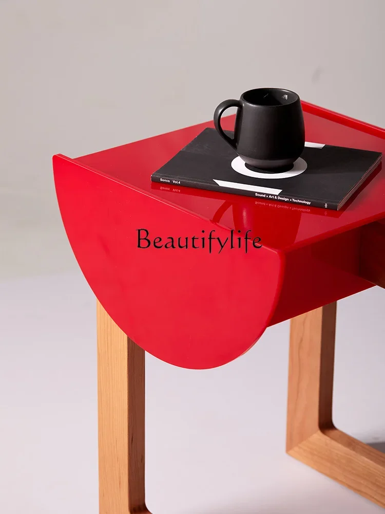 N โต๊ะข้างสไตล์ Pastoral โซฟาตู้ข้างมินิมุมโต๊ะกาแฟตารางมือถือตกแต่งสร้างสรรค์สัตว์ชั้นเก็บ