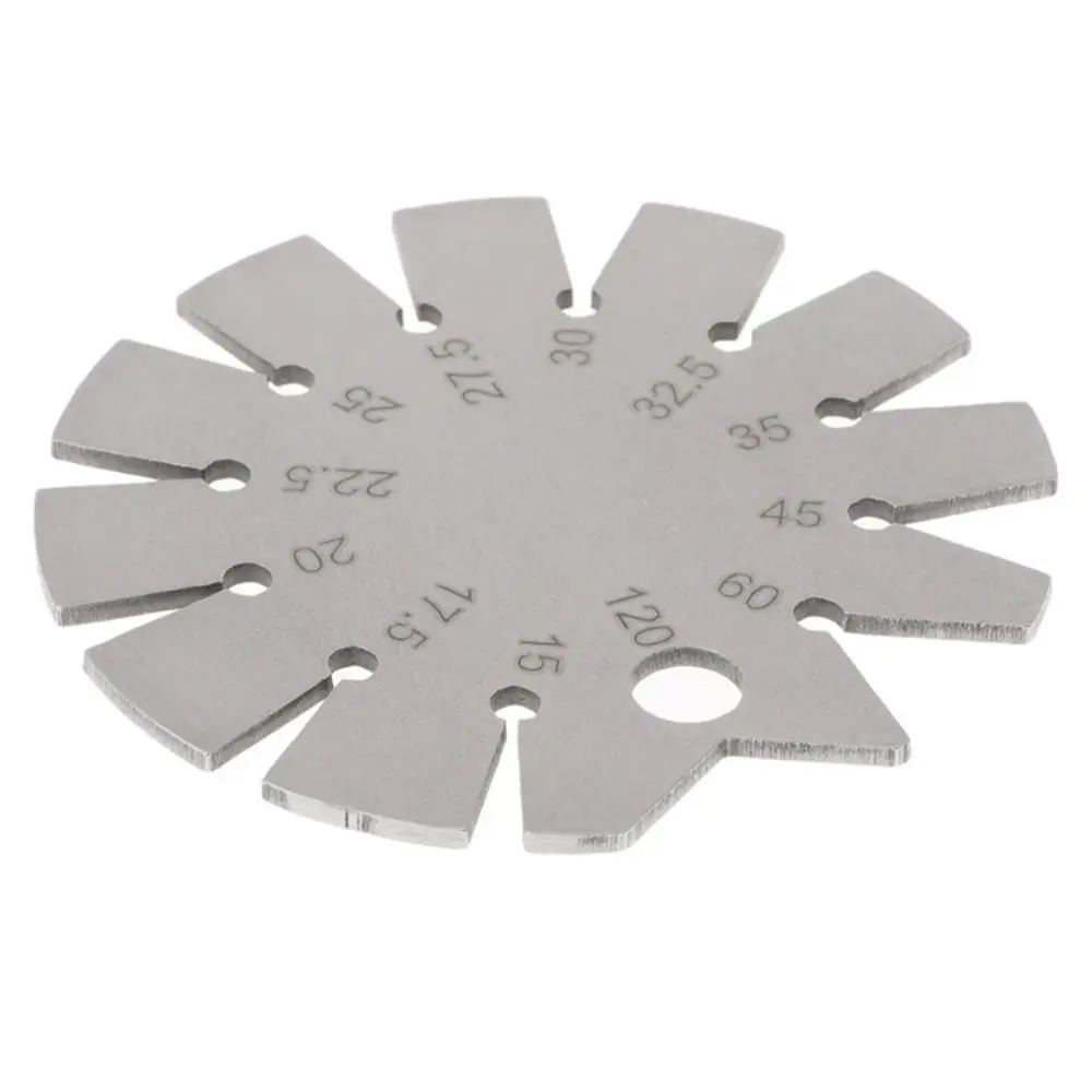 High Precision Angle Pattern Gauge Range 15°-120° Stainless Steel Bevel Gauge Angle Protractor Bevel Gauge Woodworking Tools