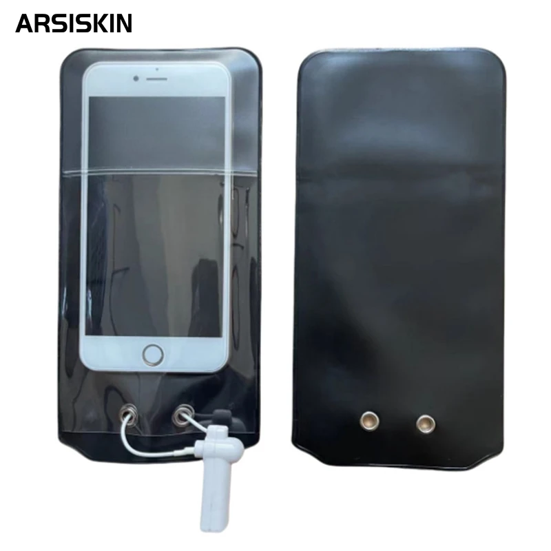 

100 шт., черный, синий, красочный, против стрельбы, повторное использование, без фотографии, сумка для защиты от камеры, сумка для мобильного телефона