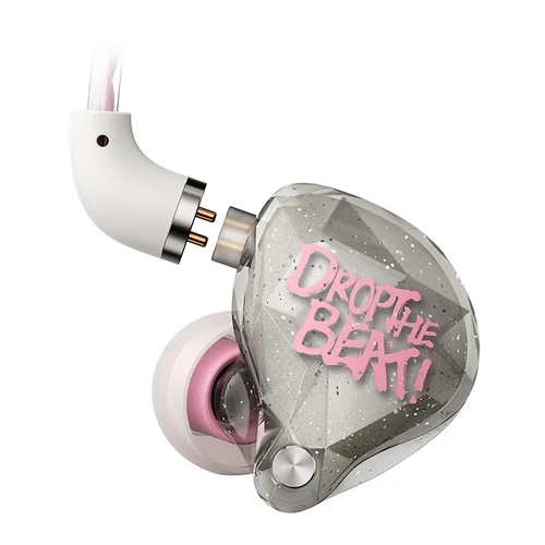 Whizzer OS1 Beat controlador de diafragma dinámico compuesto (1DD) Cables 5N OFC y 3 pares de almohadillas HIFI IEMs auriculares internos