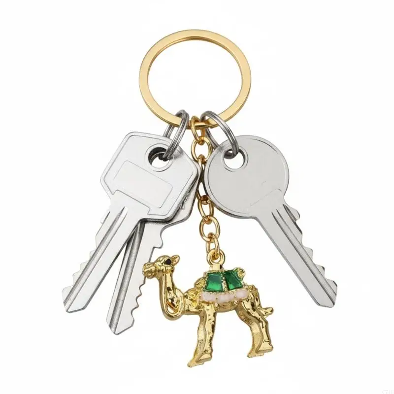 Fashionable 3D Camels Keychain to Enhances Your and Accessory Collection