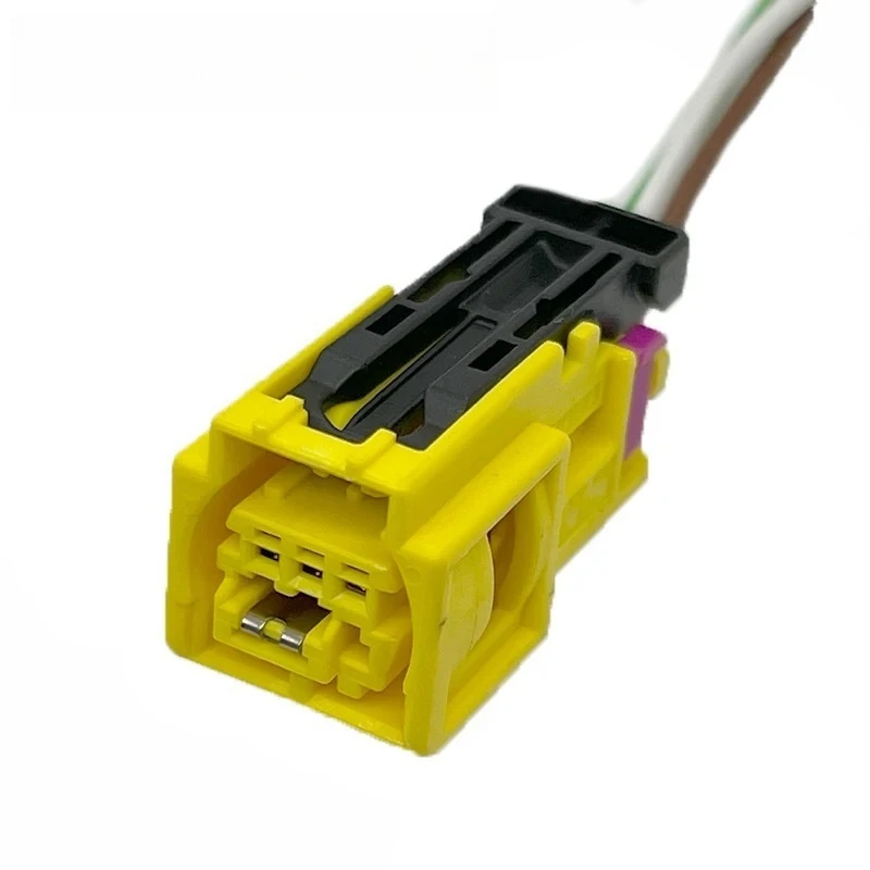 1 Set 3 Pin 4H0972773 Auto Side Safety Collision Sensor Electrical Cable Connectors Plug Connector Wiring Harness  for  Audi