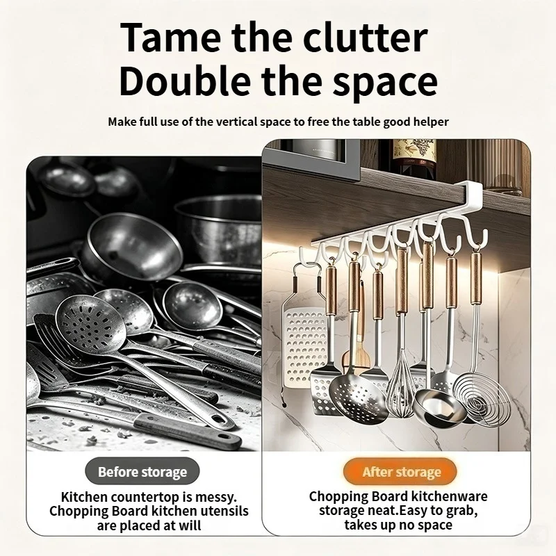 No‑Drill Retractable Telescopic Pull‑Out Clothes Hanging Rod Space Saving Cabinet Mount Closet Wardrobe Garment Storage Organize