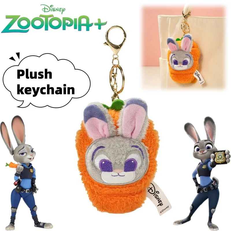 

Новый плюшевый брелок Disney Zootopia с Джуди, милый аниме-персонаж, высококачественный креативный мультяшный аксессуар для рюкзака