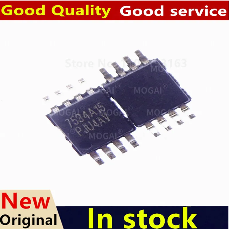(5piece)100% New UP7534ARA8-15 7534A15 UP7534ARA8 msop8 Chips