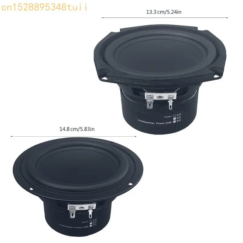 Y4QF ESTILED 4OHM Subwoofer Componente para altavoces para sistemas música moderna accesorio
