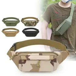 Shoulder Belt Bags Men's Waist Bag Pouch Hip Sack Oxford Cloth Belly Waterproof Male Banana Fanny Pack Phone Bag