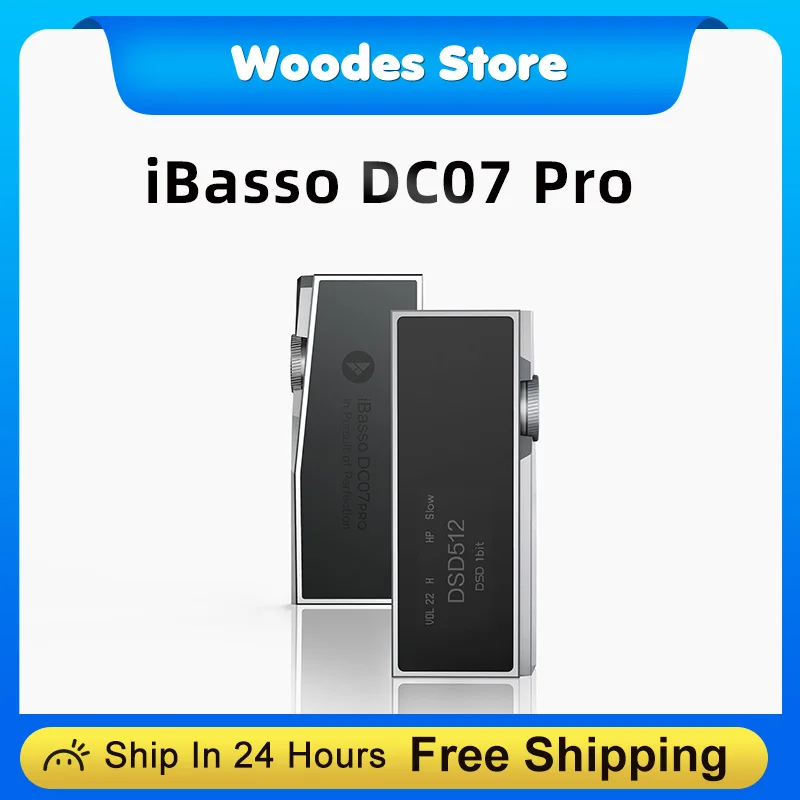 ibasso DC07PRO Dongle Cap Portable Decoder DC07 PRO 4 pcs CS43131 Chip USB DAC 4.4mm Headphone Amplifier IEM AMP