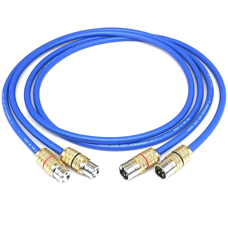 Cable equilibrado XLR de alta gama CARDAS línea de Audio HiFi de cobre claro claro para amplificador reproductor de CD DVD