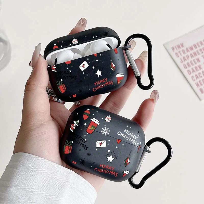 

Christmas Tree and Christmas Gift Pattern Headphone Case for AirPods 1or2 3 4 for Airpods Pro2 and Pro Anti-Fall Earphone Cover