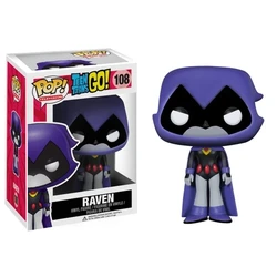 Funko POP Teen RAVEN 108# Titans Go! Vinyl Dolls Action Figure Collection Limited Edition Model Toys for Children Gift