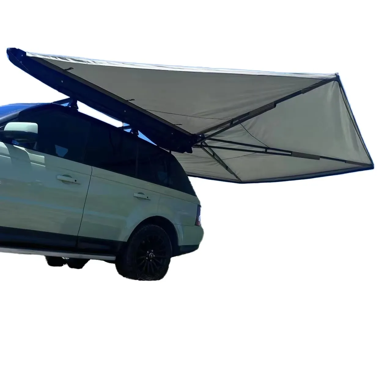 

270 Degree Car Side Awning Tent Quick Open SUV Sunshade Canopy with Aluminum Pole Outdoor Camping Fabric Side Tent