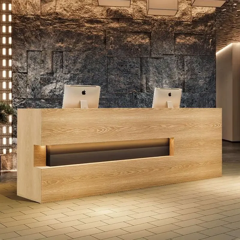 

Counter Nordic Reception Desks Minimalist Display Modern Front Reception Desks Bar Checkout Mostrador Commercial Furniture