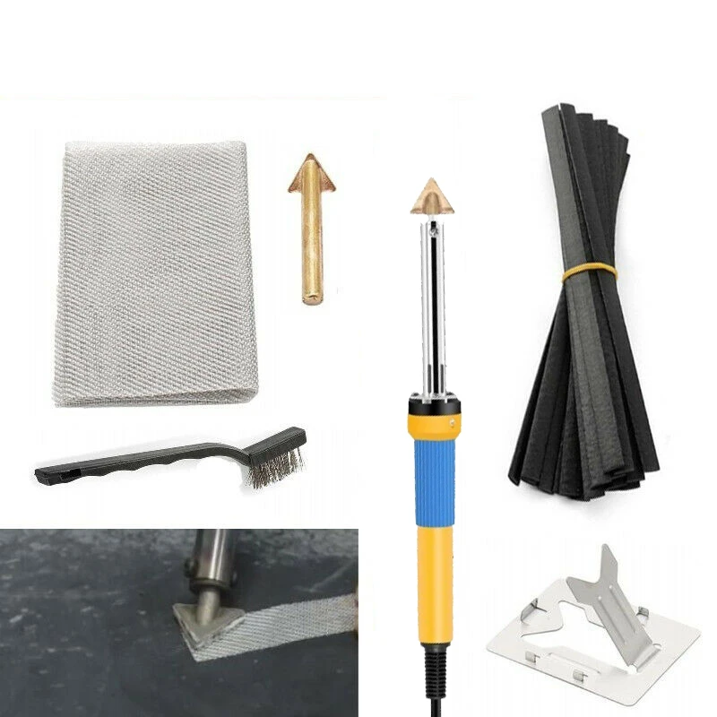 50/60/100W Leather Ironing Tool Crack Repair Smoothing Tool Repair Plastic Soldering Iron Car Bumper Welding Machine