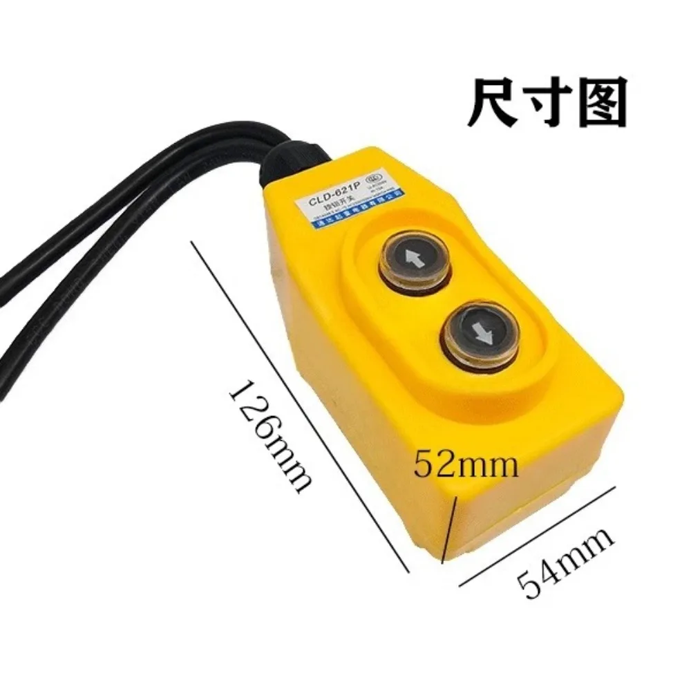 Crane switch CLD-621L electric lifting mini 380V three-phase button-type up and down switch controller