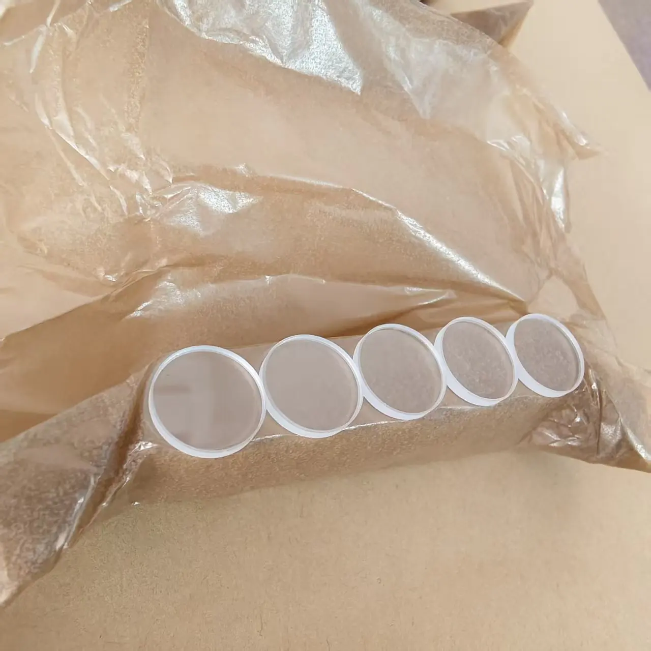 100 peças tamanho total diâmetro 12mm redondo 2mm de espessura transparente polonês óptico fundido vidro de quartzo de sílica jgs2