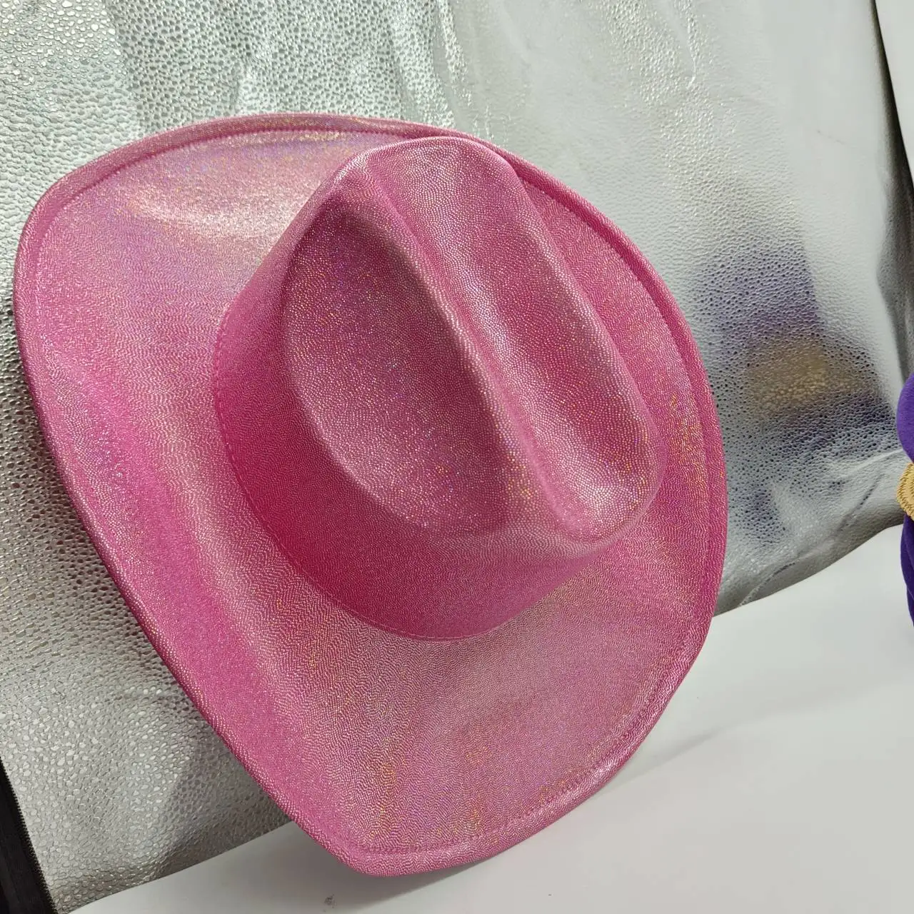 Barbie pink cowboy hat womenhat jazz disco hat for men black fedora hat small brim hat fancy western hat pink hat felt fedora