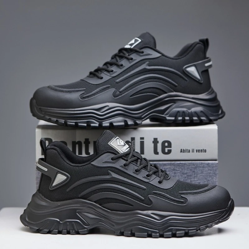 

PVC Plastic Steel Insulation Work Safety Shoes Men Breathable Work Sneakers Indestructible Puncture-Proof Protection Safety Shoe