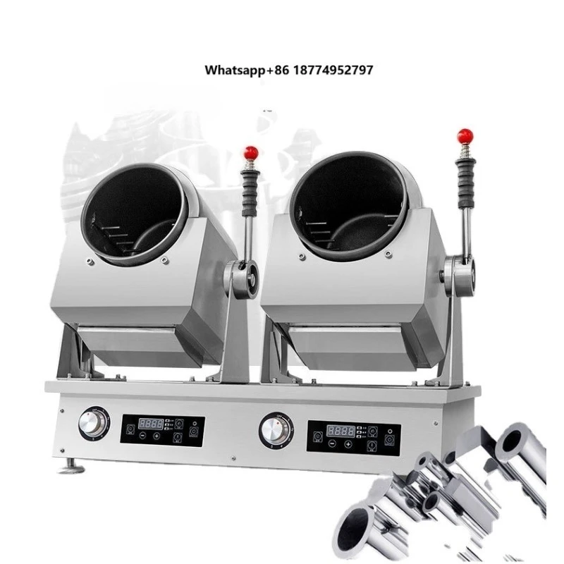 Hot Sales Automatic Electric  Fried Rice Wok Intelligent Stir Fry Cooking Robot Commercial Cooking Machine
