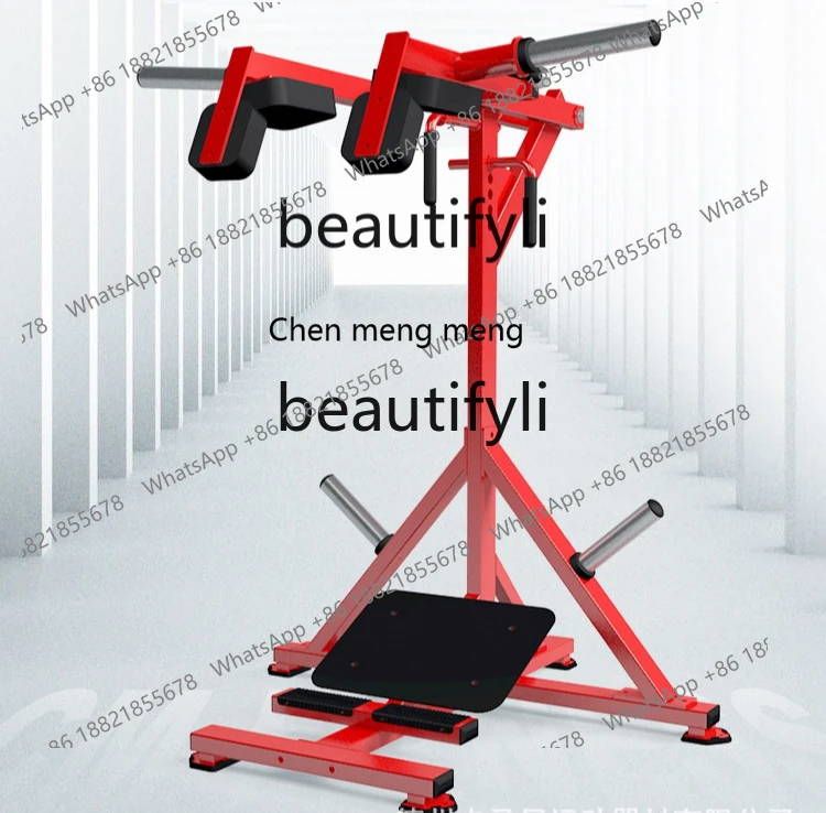 x Gym Estación comercial Entrenador de pantorrilla Colgador muscular de piernas Equipo de fuerza integral