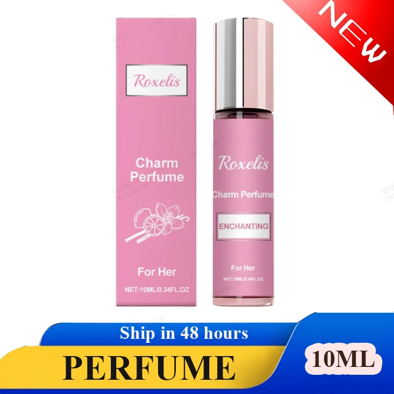 Perfume Roll-On Natural De larga duración, vainilla, limón, fruta, fragancia duradera, feromonas, portátil, Eau De Parfum, 10ML