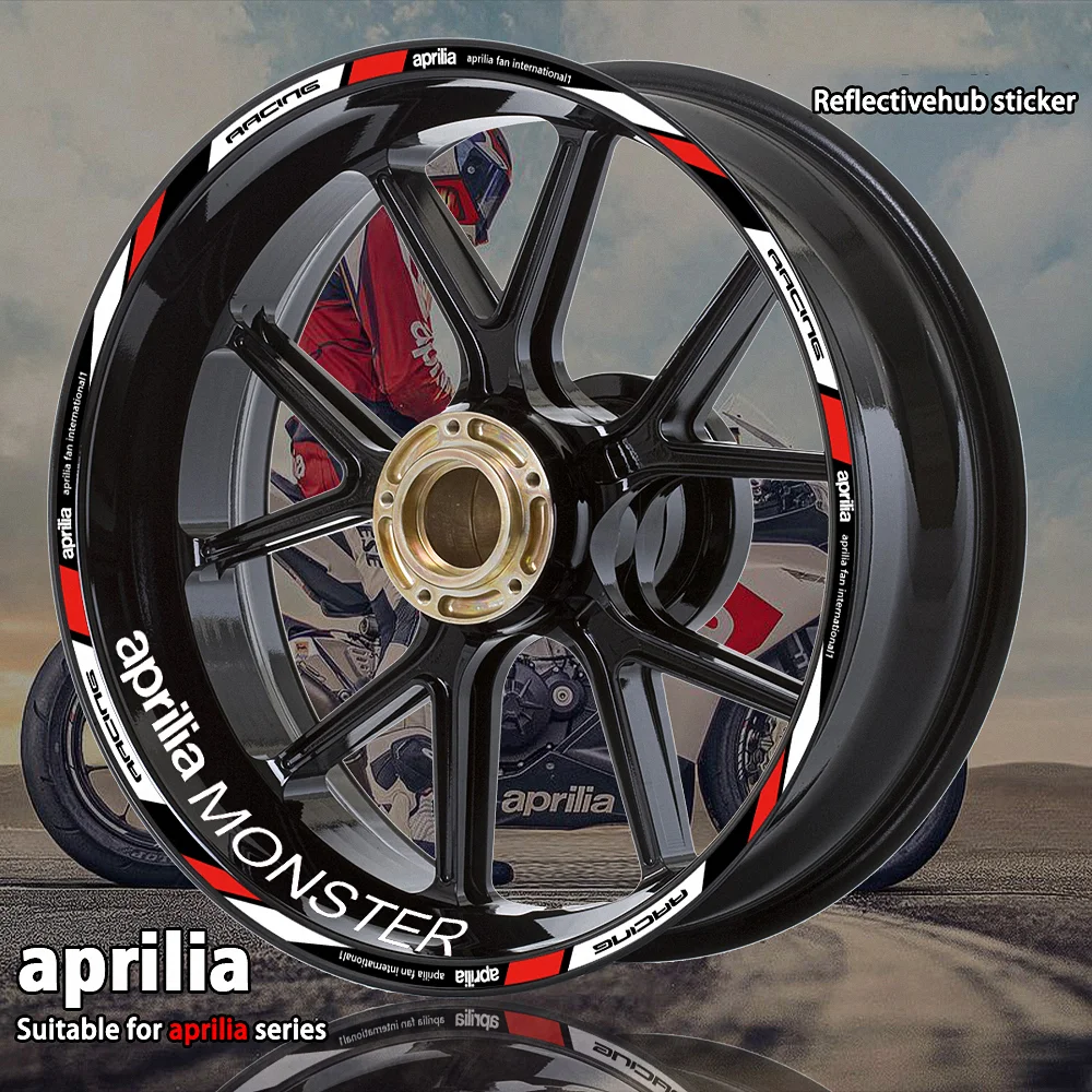 For Aprilia Wheel Sticker Motorcycle Accessories Caponord Tuono Shiver GPR RS SR GT RS660 RSV4 RS4 V4 900 750 660 457 150 125 50