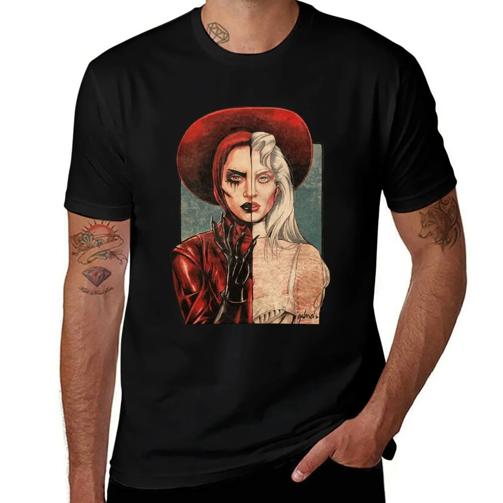 

Lady Gaga Abracadabra T-Shirt black cotton t-shirt plain for man package t shirts for man cotton soft funny t shirts man T-Shirt