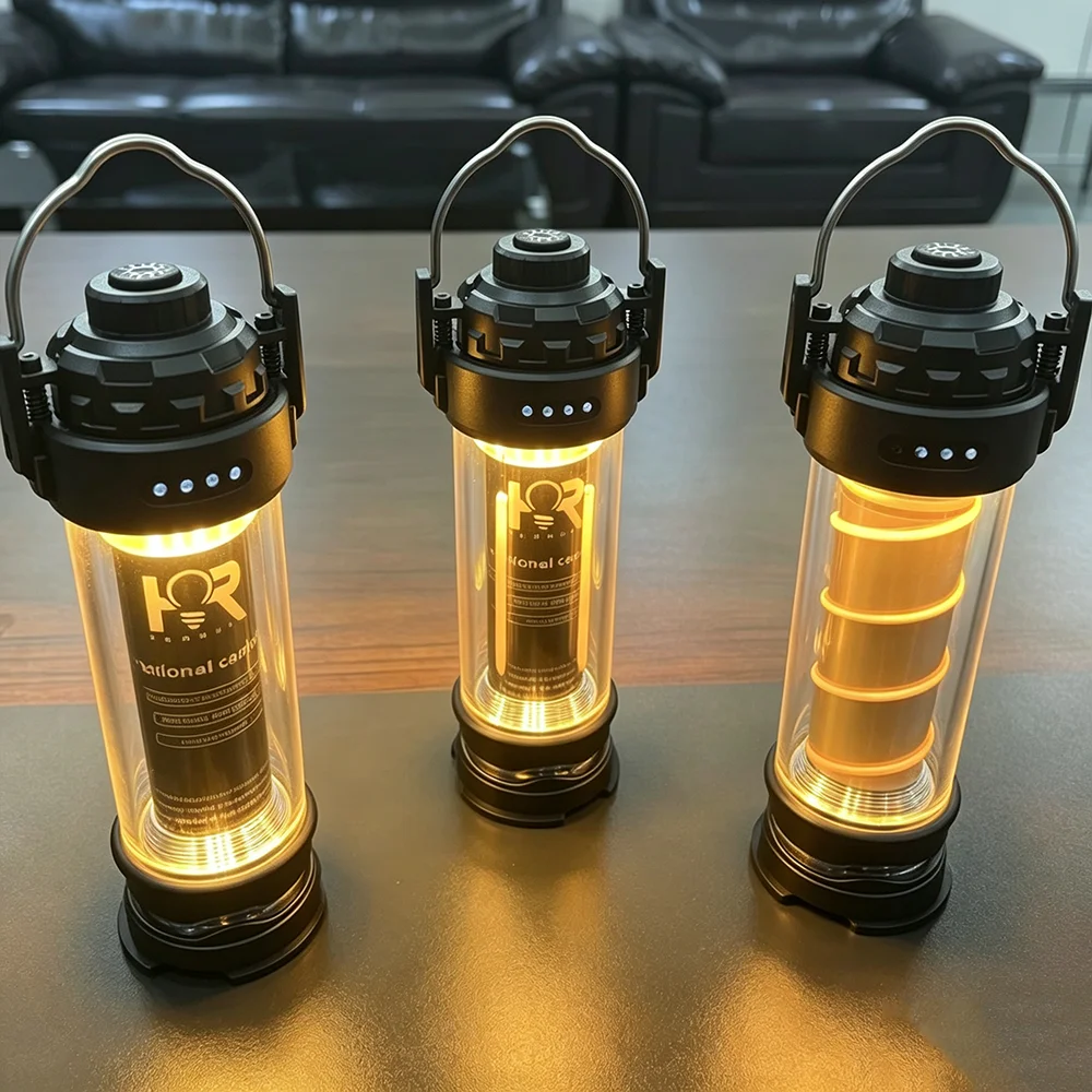 DOTWISE 3000mAH Camping Light Portable LED Flashlight Outdoor Tent Lighting Atmosphere Lights Retro Lantern 5 Modes USB Charging